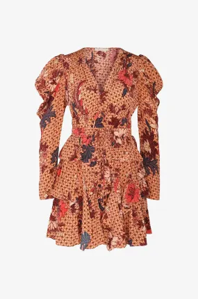 Robe courte en soie Oni