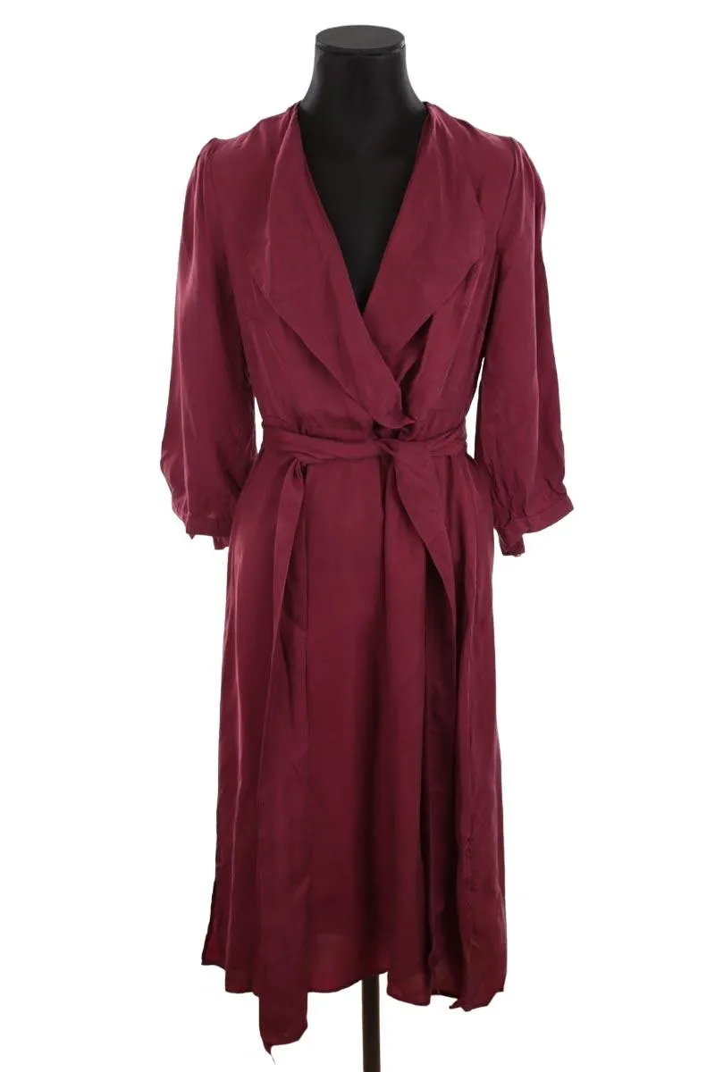 Robe en soie LK Bennett Iris bordeaux. Matière principale soie. Taille 38