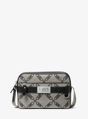 Sac à bandoulière Hudson fonctionnel en jacquard à logo Empire