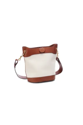 Sac City bag en cuir et toile