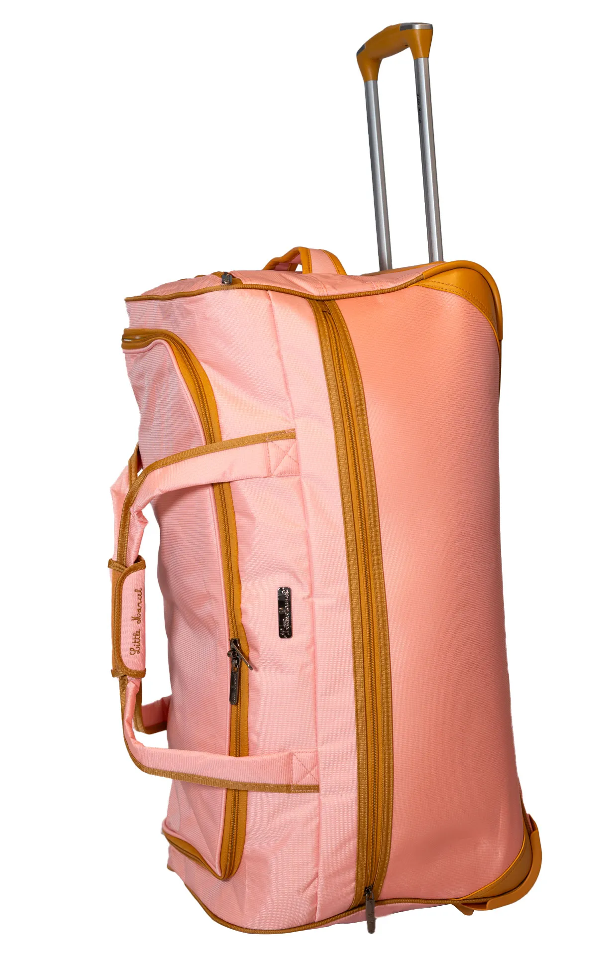 Sac De Voyage à Roulettes Souple Little Marcel Rose 72 cm