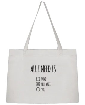 Sac Shopping All i need is free wifi par tunetoo