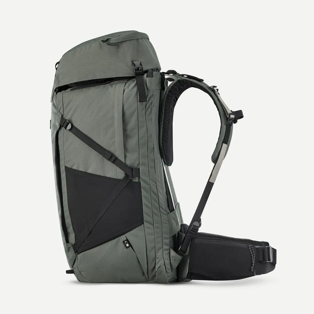 Sac à dos de voyage et trekking ouverture valise 70 + 6 l homme - travel 900