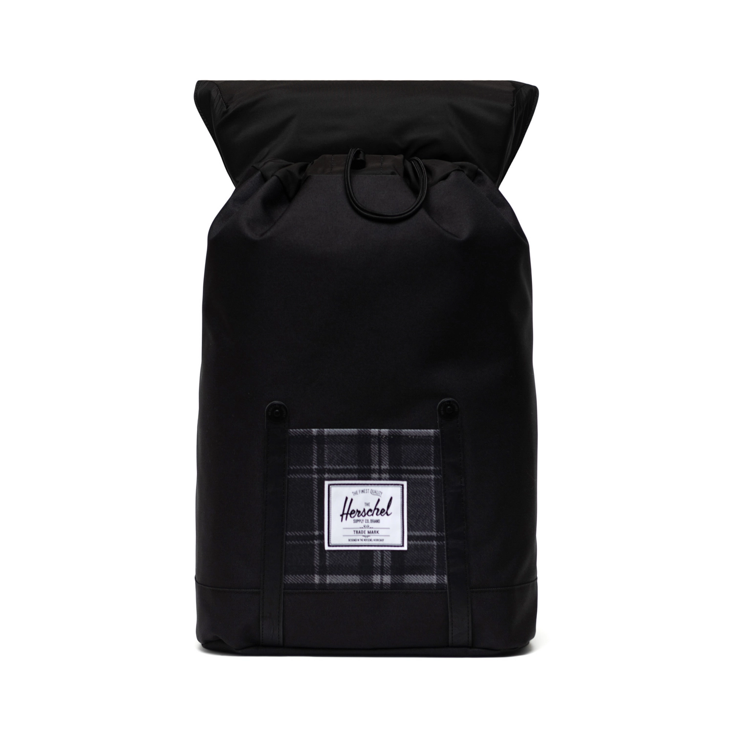 Sac à Dos Herschel Supply Co. Retreat Black Grayscale Plaid