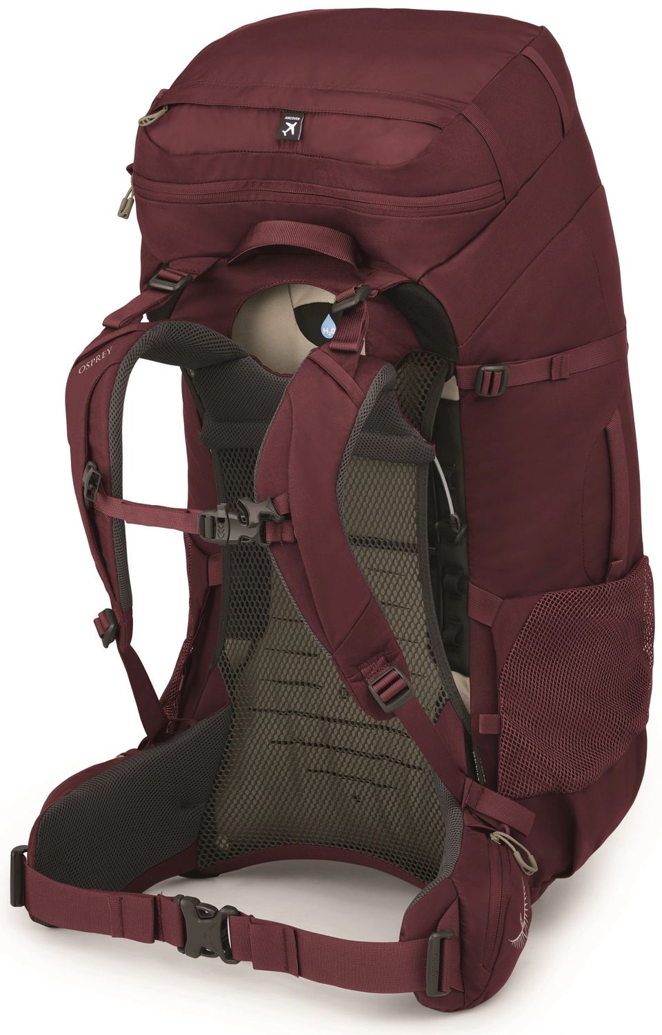 Sac à Dos Osprey Femme Fairview Trek 70 Zircon Red