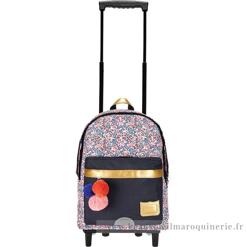 Sac à Dos Roulettes Tann's Antonia 73265. CE2, CM1, CM2