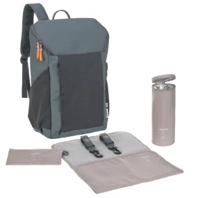Sac à dos à langer réfléchissant - Slender Up, anthracite | Lässig