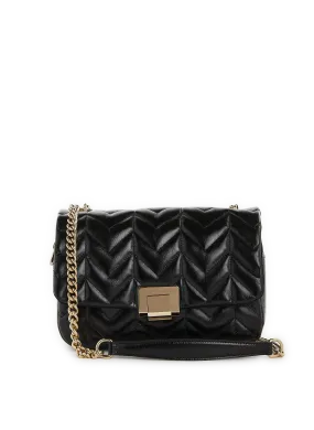 SAISON 1865  Sac à bandoulière Ella en cuir  - Noir