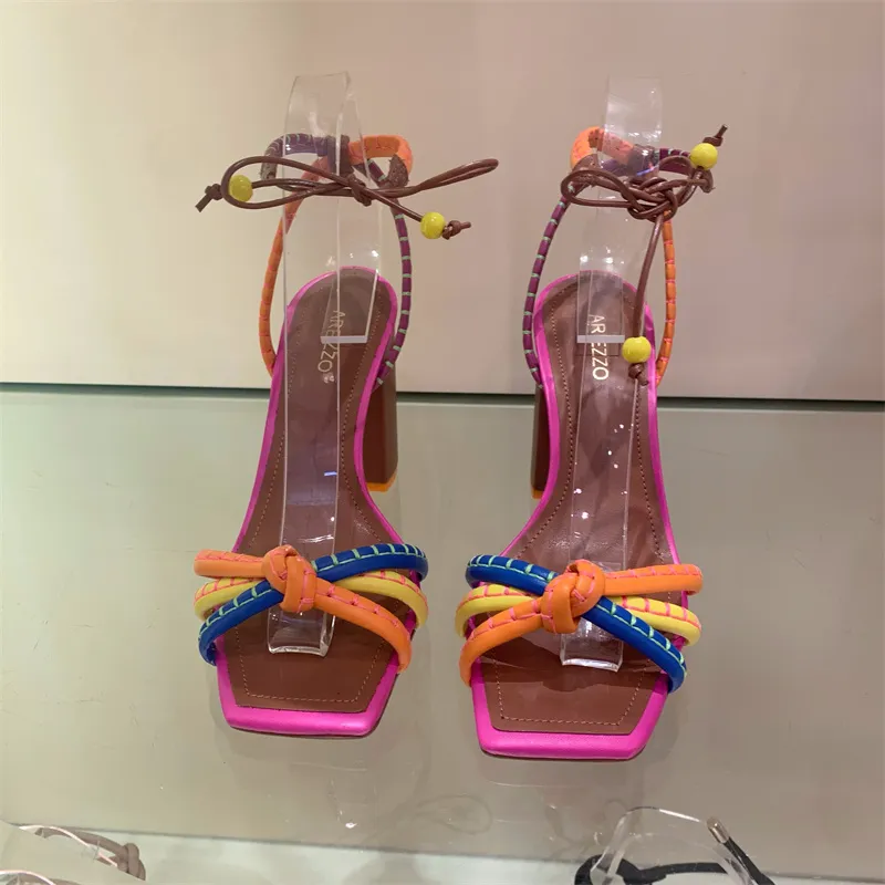 Sandales à Talon carré ArezzoLux