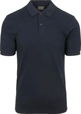 Scotch And Soda Core Piqué Polo Marine 179201-401 commander