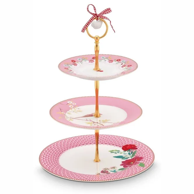 Serviteur PiP Studio Floral Pink (One Size)