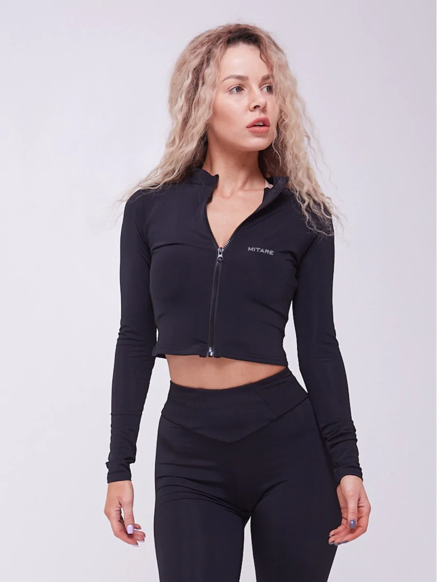 Short sweatshirt SIMPLY K045 MITARE Color Black Size XS