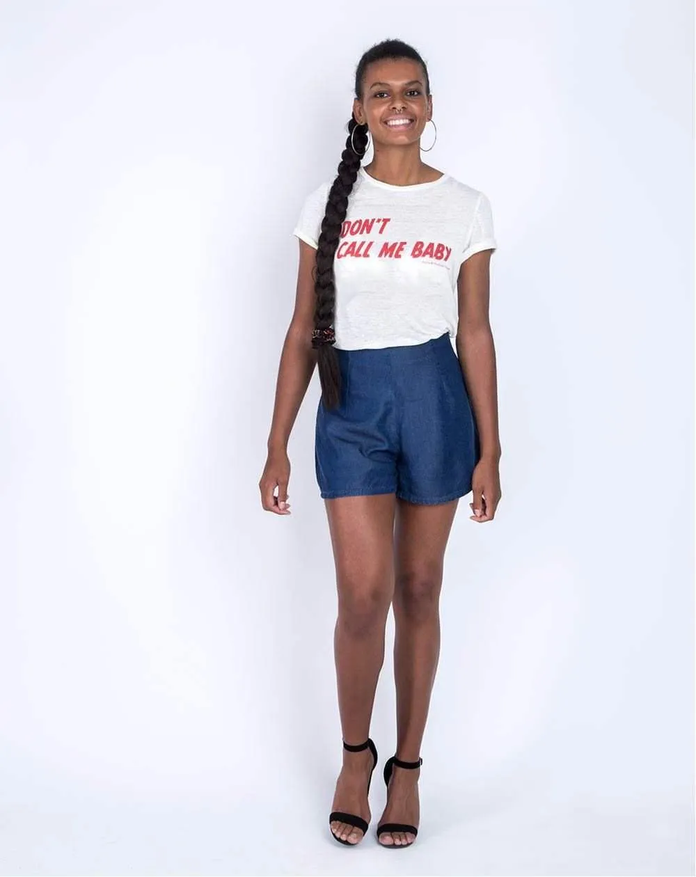 Short taille haute Zef Aatise en 100% Lyocell