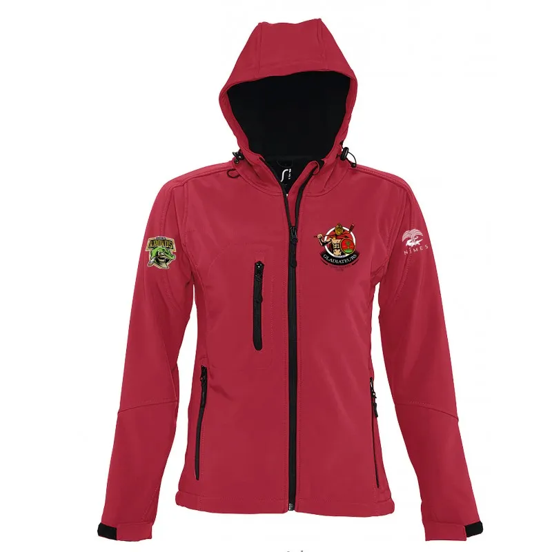 Softshell à capuche femme loisirs