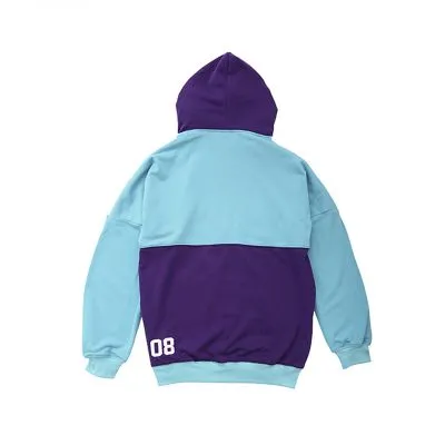 Sweat Capuche 90's Homme avec Blocs Couleur Metrust