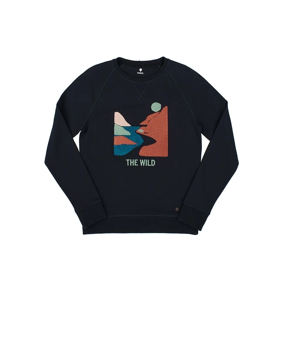 Sweat shirt brodéFAGUO