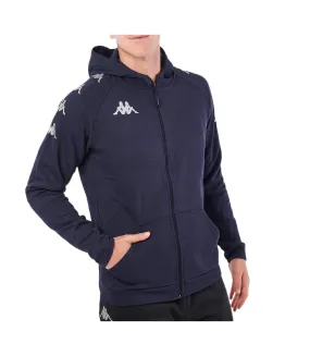 Sweat Zippé Marine Homme Kappa Divieto