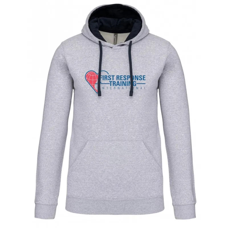 Sweat à capuche FRTI homme (marquage face)