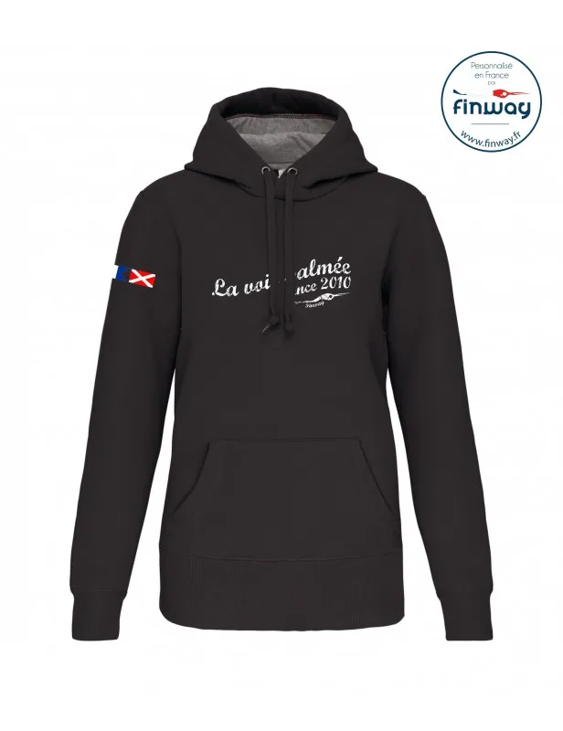 Sweat à capuche Gris foncé personnalisable