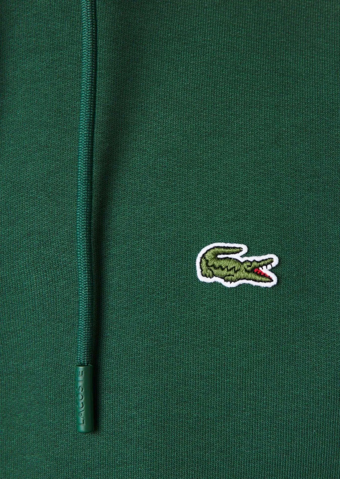 Sweat à capuche Lacoste vert