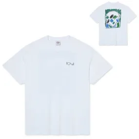 T-shirt : POLAR PORTRAIT TEE white - Bamboo Skateshop