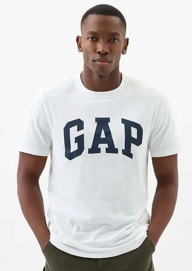 T-shirt GAP Logo GAP Basic - White V2 Global - men´s