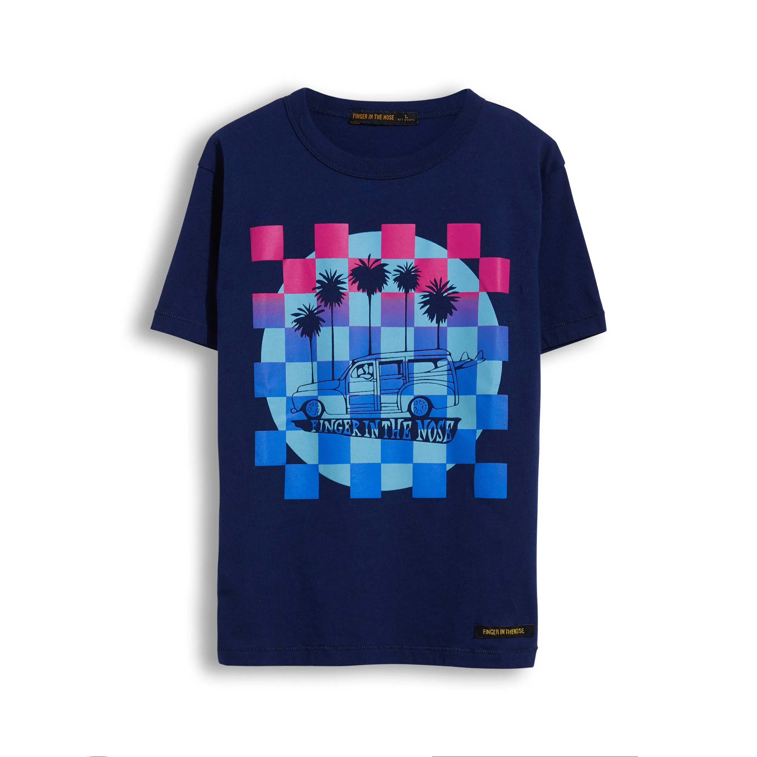 T-shirt Kid Navy Chevy