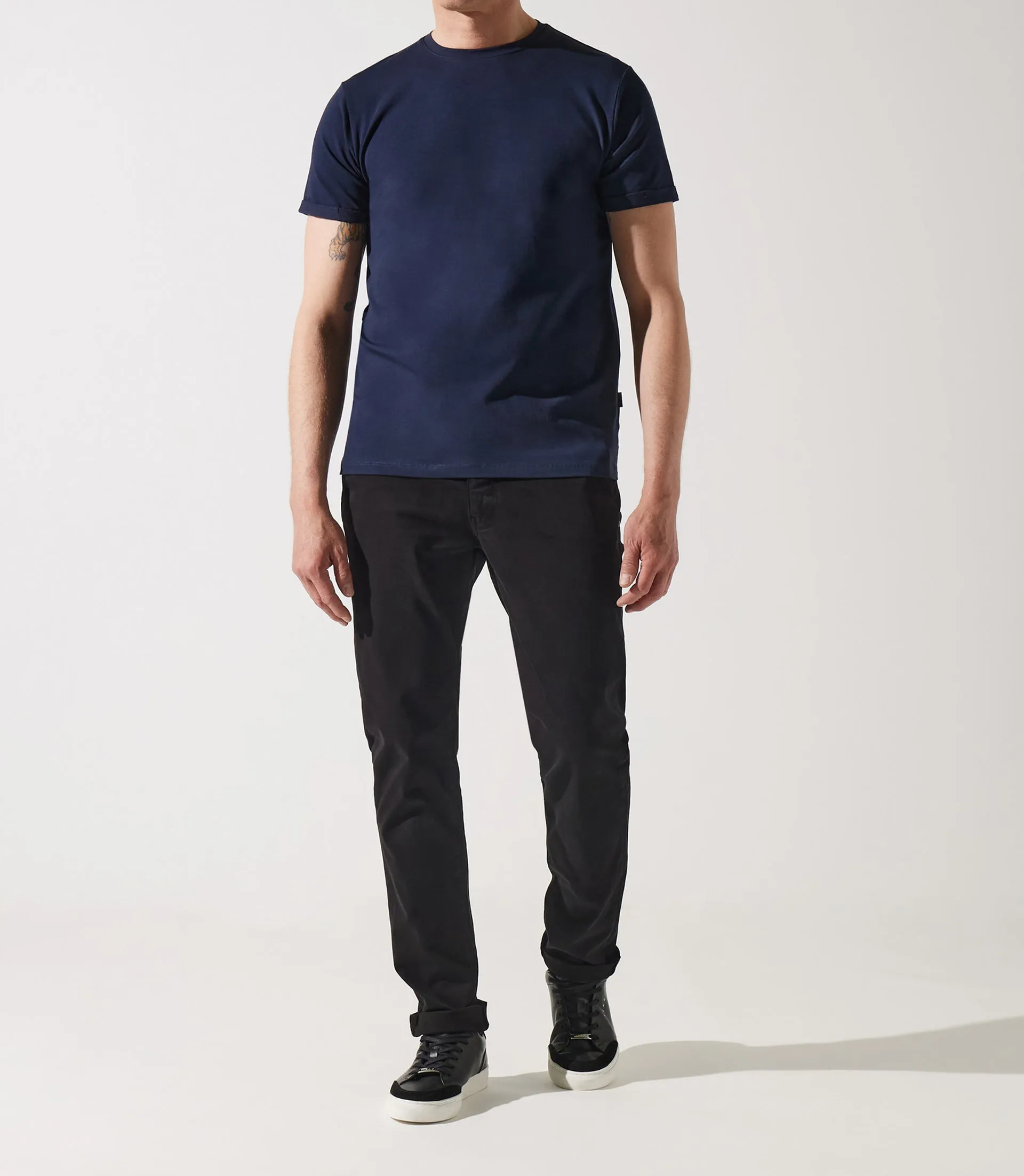 T-shirt uni marine GINO
