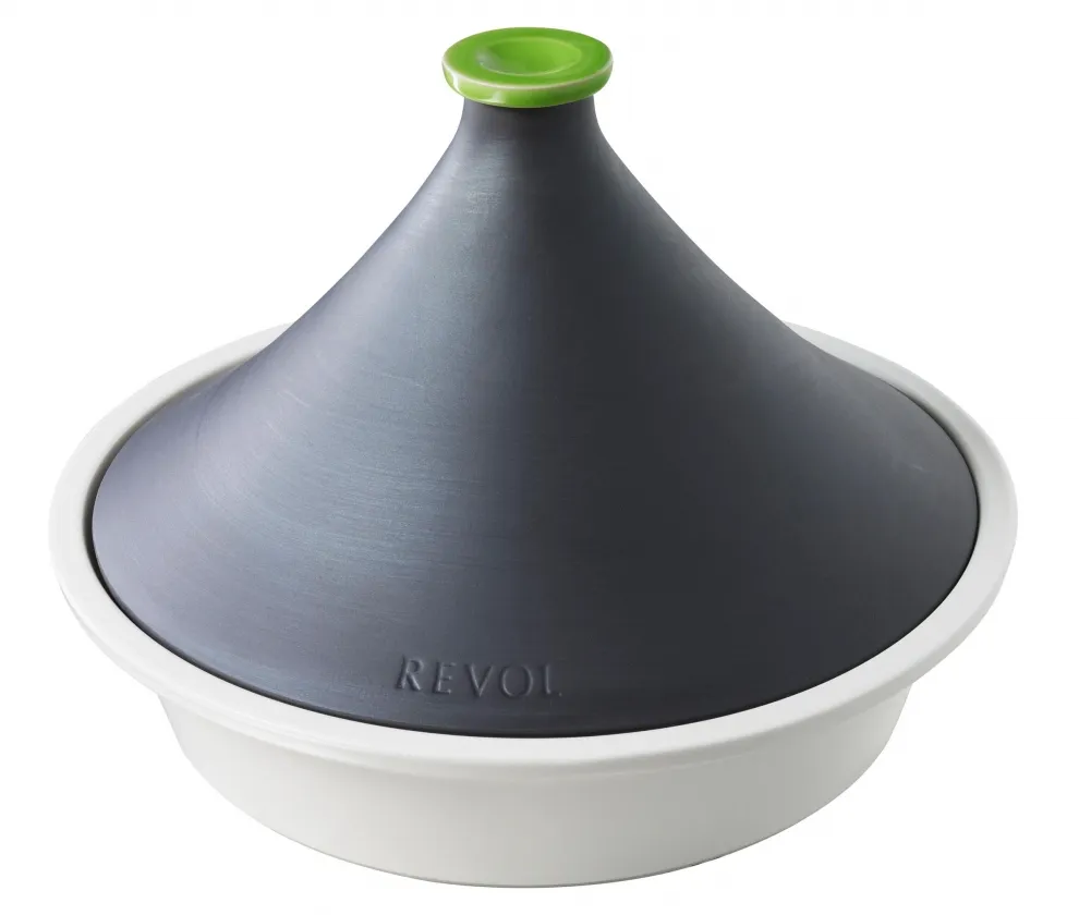 Tajine verte 32cm Révolution (porcelaine tous feux dont induction)+ couvercle