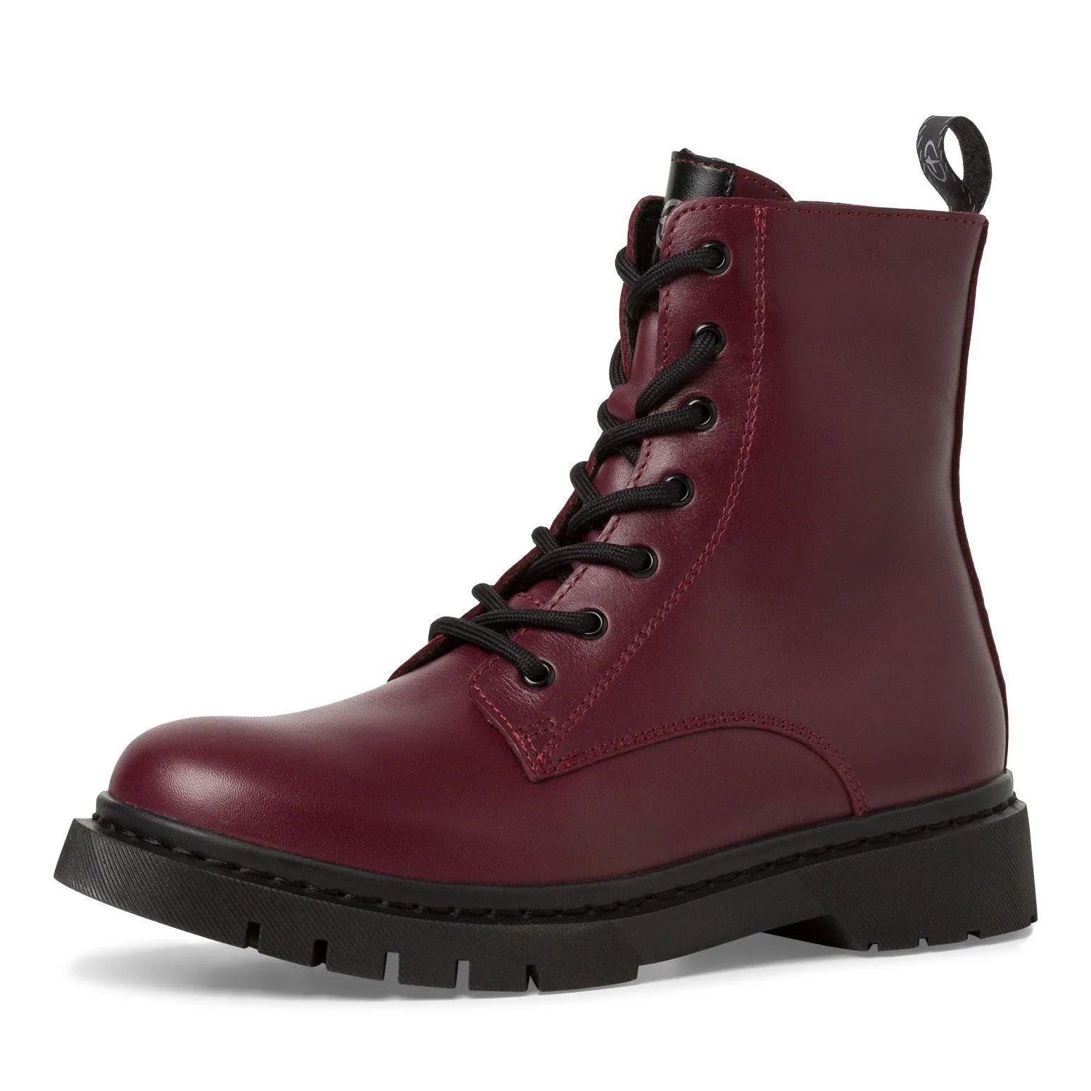 Tamaris - Botte Rouge Cuir - 25269-41-500