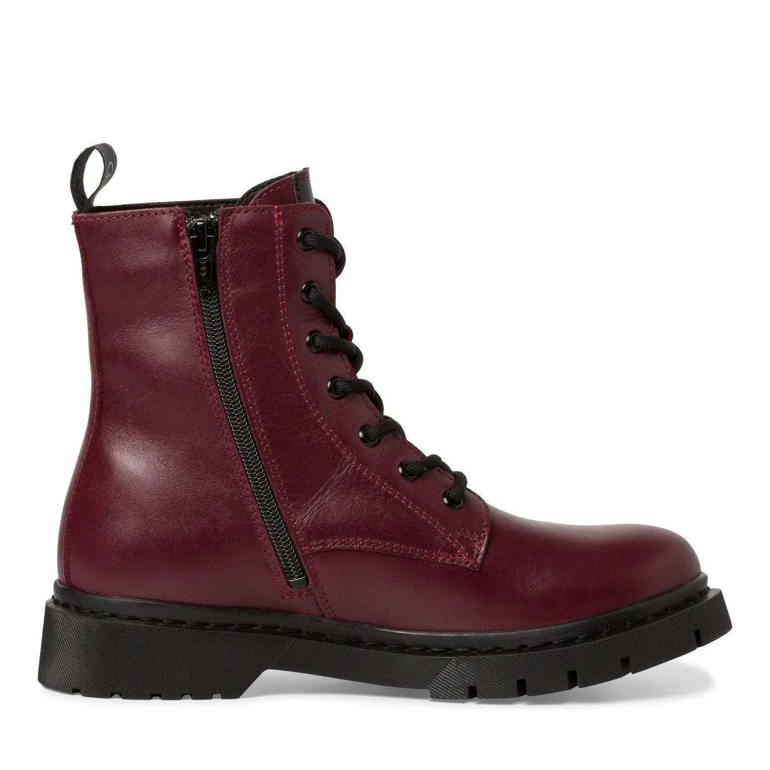 Tamaris - Botte Rouge Cuir - 25269-41-500