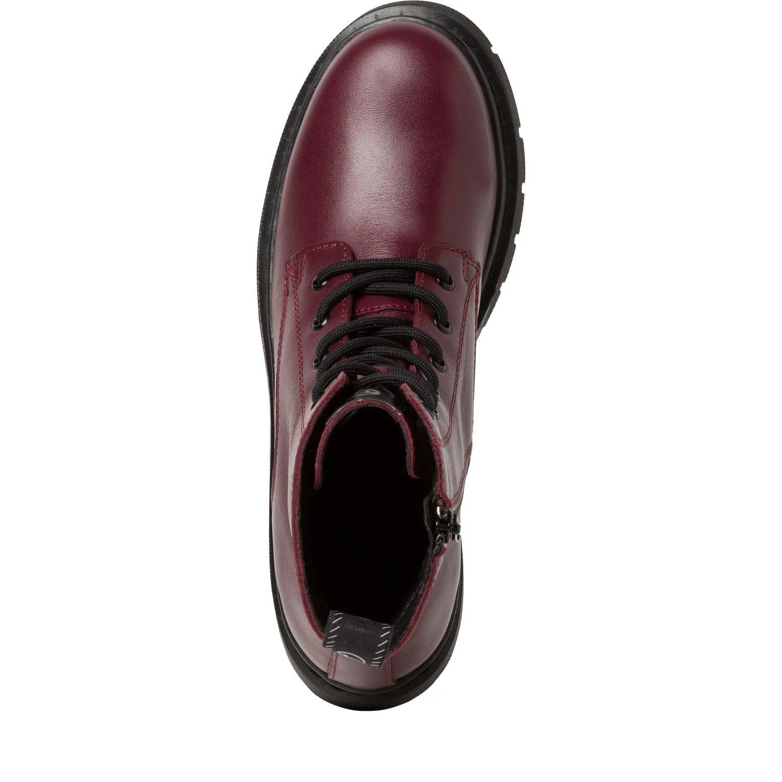 Tamaris - Botte Rouge Cuir - 25269-41-500