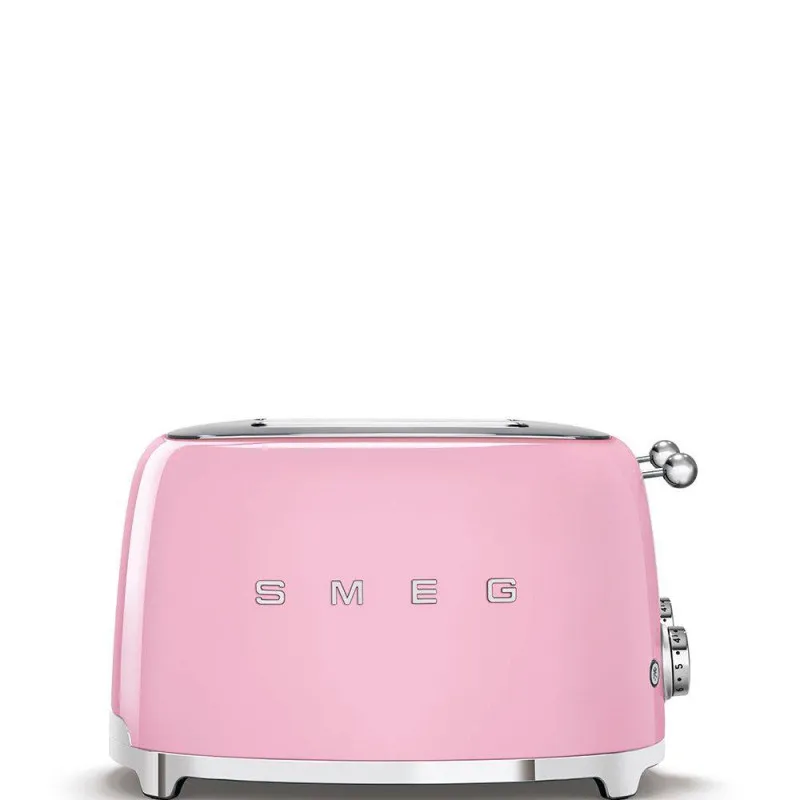 Toaster 4 fentes Grille pain Années 50 SMEG Rose