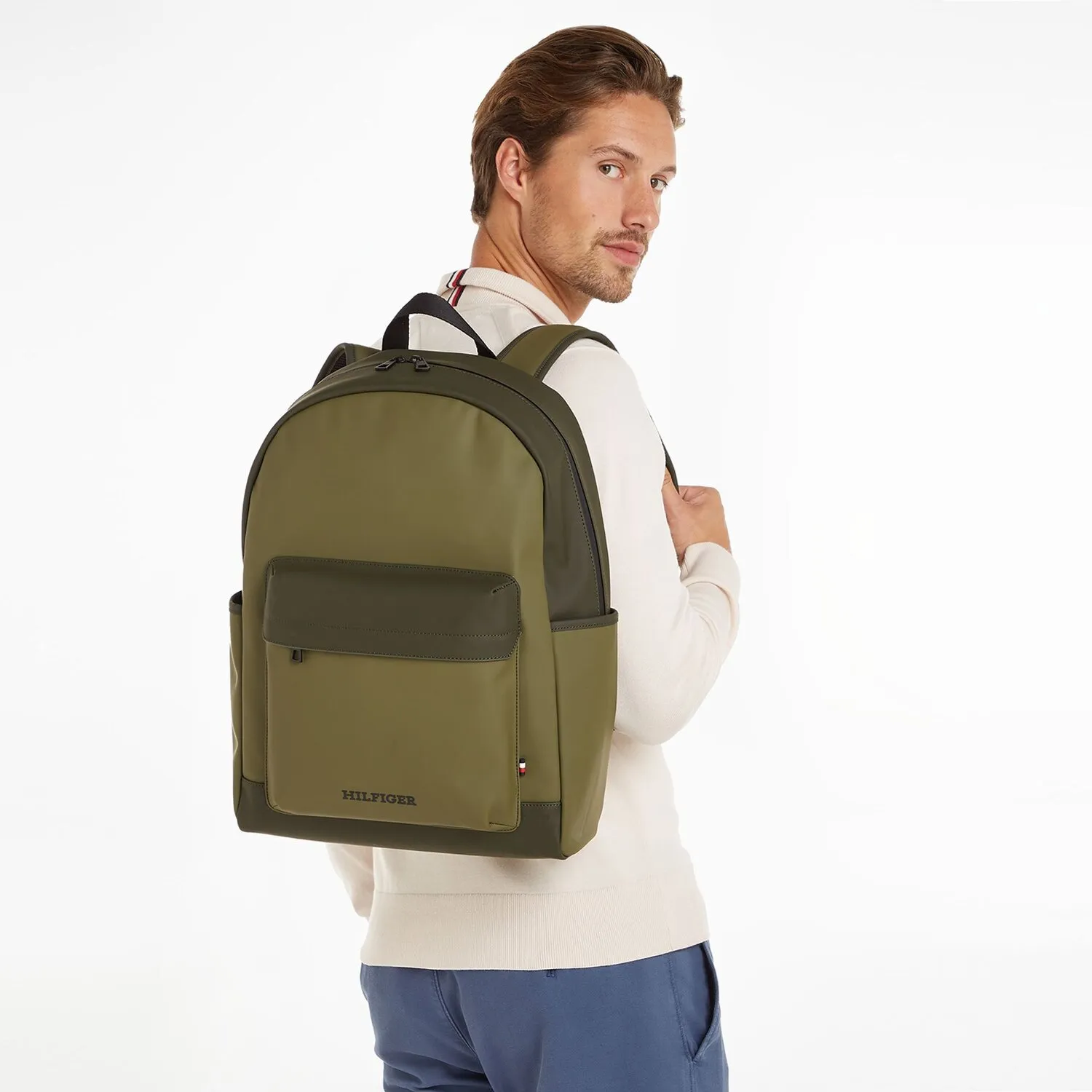Tommy Hilfiger TH Monotype Sac à dos 46 cm Compartiment pour ordinateur portable